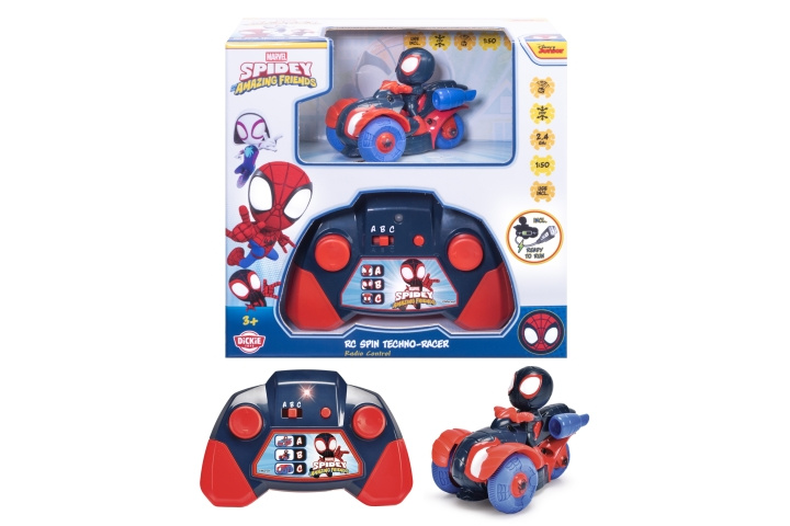 Dickie Toys RC Miles Techno-Racer 1:50 (203222007) in de groep SPEELGOED, KINDER- & BABYPRODUCTEN / Op afstand bestuurbaar / Afstand bestuurbare auto\'s bij TP E-commerce Nordic AB (D43490)