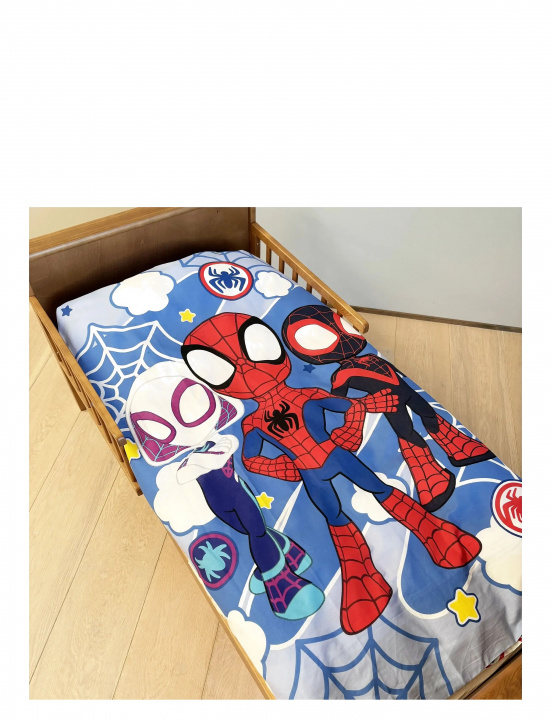 BrandMac Beddengoed - Volwassen maat 140 x 200 cm - Spidey (1001016) in de groep HUISHOUDEN & TUIN / Interieur / Beddengoed bij TP E-commerce Nordic AB (D43638)