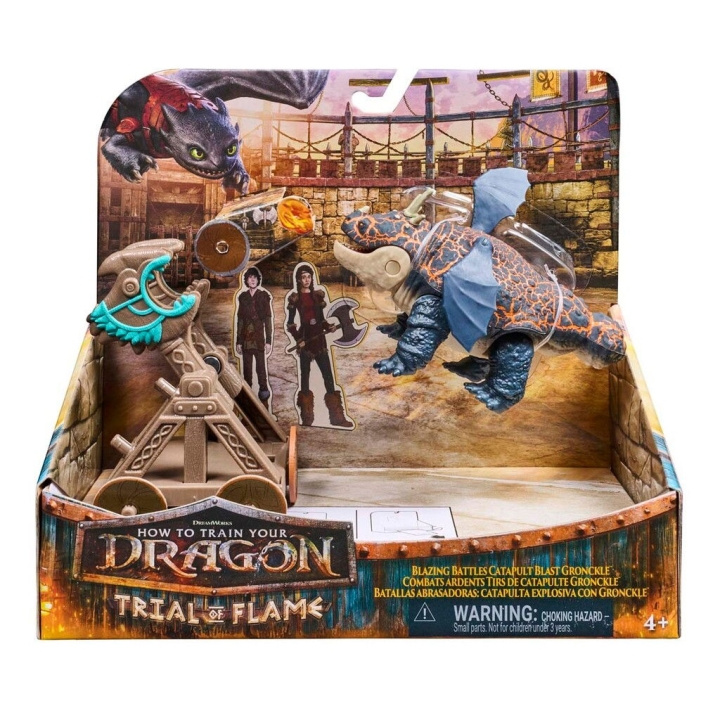 Dragons Vurige strijd - Gronckle vs. katapult in de groep SPEELGOED, KINDER- & BABYPRODUCTEN / Speelgoed / Figuren, Miniaturen & accessoires bij TP E-commerce Nordic AB (D43678)