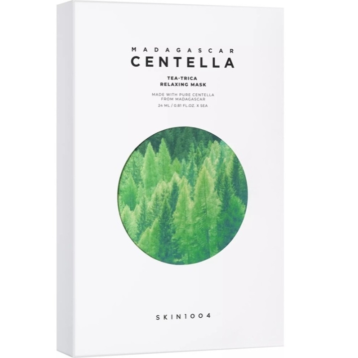 SKIN1004 Madagascar Centella Tea-Trica Relaxing Mask 5pcs in de groep BEAUTY & HEALTH / Huidsverzorging / Gezicht / Maskers bij TP E-commerce Nordic AB (D43701)