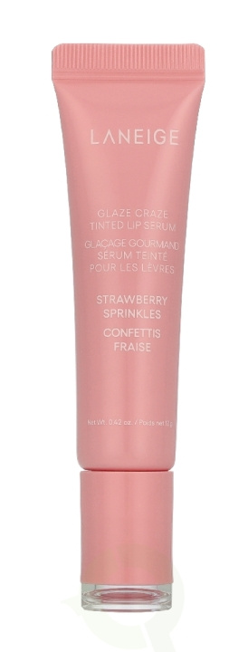 Laneige Glaze Craze Tinted Lip Serum 12 g Strawberry Spinkles in de groep BEAUTY & HEALTH / Makeup / Lippen / Lippenbalsem bij TP E-commerce Nordic AB (D43793)