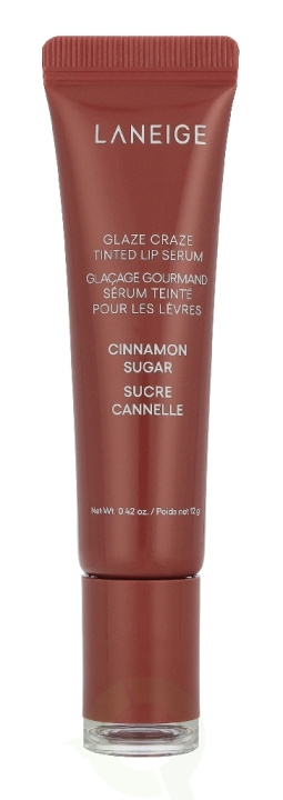 Laneige Glaze Craze Tinted Lip Serum 12 g Cinnamon Sugar in de groep BEAUTY & HEALTH / Makeup / Lippen / Lippenbalsem bij TP E-commerce Nordic AB (D43794)