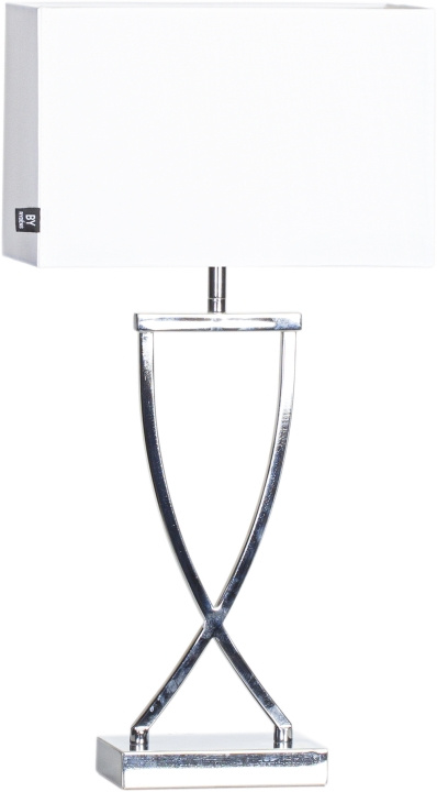 By Rydéns Tafellamp Omega 52 cm chroom/wit 2820430-5000By Rydéns in de groep HOME ELECTRONICS / Verlichting / Tafellampen bij TP E-commerce Nordic AB (D43832)
