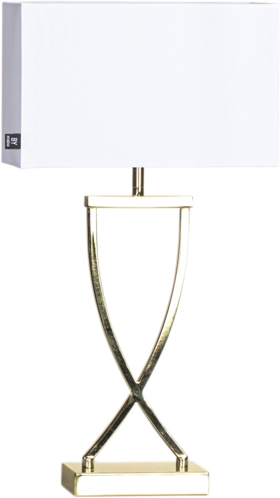 By Rydéns Tafellamp Omega 52 cm messing/wit 2829610-5000By Rydéns in de groep HOME ELECTRONICS / Verlichting / Tafellampen bij TP E-commerce Nordic AB (D43838)