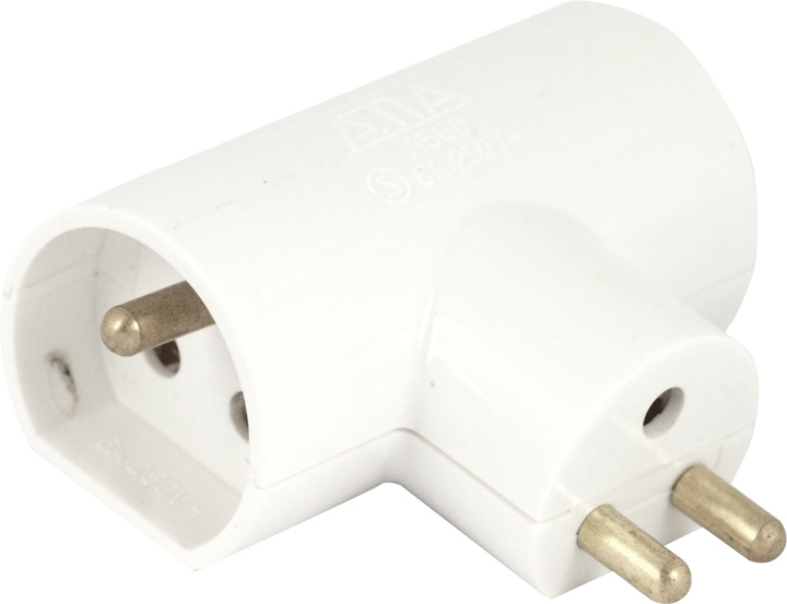 Gelia Aardingsstekker voor lampcontactdoos, 2-polig, geaardGelia in de groep HUISHOUDEN & TUIN / Elektriciteit & Verlichting / Stekkerblokken bij TP E-commerce Nordic AB (D43953)