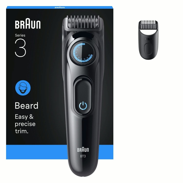 Braun Skäggtrimmer Styler BT3500 Black/Blue in de groep BEAUTY & HEALTH / Haar & Styling / Scheren & Trimmen / Baardtrimmer & Accessoires bij TP E-commerce Nordic AB (D44026)