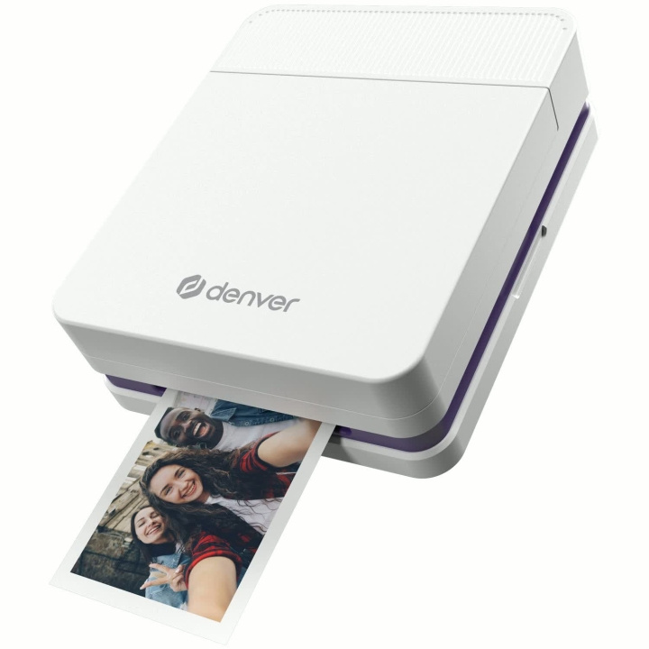 Denver Mobil färg-skrivare Bluetooth Batteri App-styrd MCP-6010 Vit in de groep COMPUTERS & RANDAPPARATUUR / Printers & Accessoires / Printers / 3D-printer en Accessoires / Skrivare bij TP E-commerce Nordic AB (D44044)