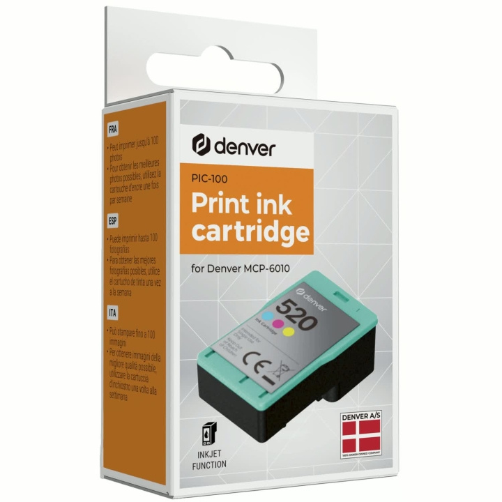 Denver Extra färg-patron till Denver MCP-6010 in de groep COMPUTERS & RANDAPPARATUUR / Printers & Accessoires / Inkt & Toner / Inktpatronen bij TP E-commerce Nordic AB (D44045)