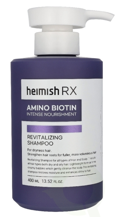 Heimish RX Amino Biotin Revitalizing Shampoo 400 ml in de groep BEAUTY & HEALTH / Haar & Styling / Haarverzorging / Shampoo bij TP E-commerce Nordic AB (D44183)