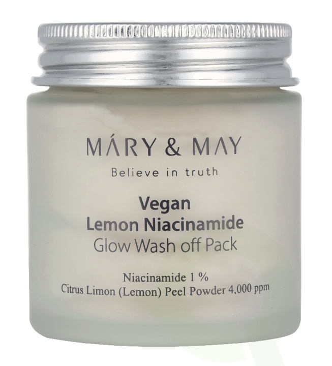 Mary & May Mary&May Lemon Niacinamide Glow Wash Off Pack 125 g in de groep BEAUTY & HEALTH / Huidsverzorging / Gezicht / Schoonmaak bij TP E-commerce Nordic AB (D44200)