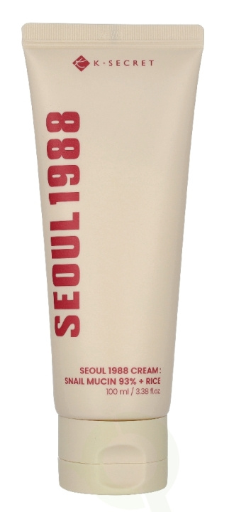 K-SECRET Seoul 1988 Cream Snail Mucin 93% + Rice 100 ml in de groep BEAUTY & HEALTH / Huidsverzorging / Gezicht / Dagcrème bij TP E-commerce Nordic AB (D44233)