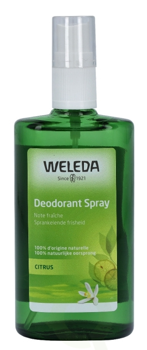 Weleda Citrus Deodorant Natural Spray 100 ml in de groep BEAUTY & HEALTH / Geuren & Parfum / Deodorant bij TP E-commerce Nordic AB (D44246)