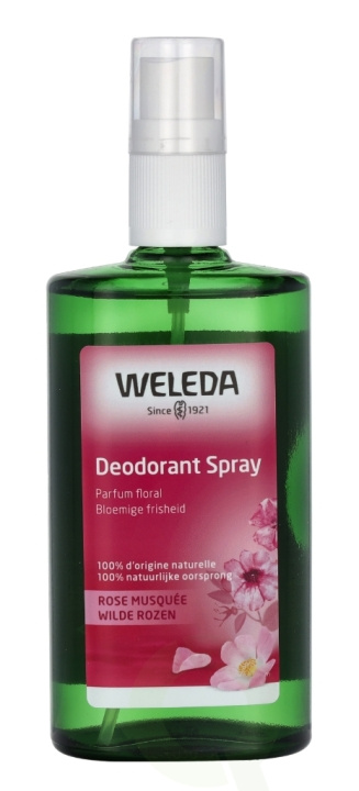 Weleda Wilde Roses Deodorant Spray 100 ml in de groep BEAUTY & HEALTH / Geuren & Parfum / Deodorant bij TP E-commerce Nordic AB (D44275)