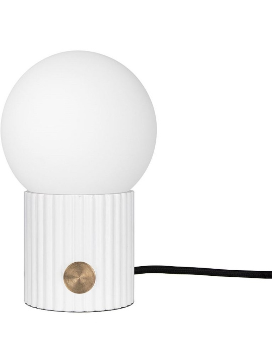 Globen Lighting Bordslampa Hubble 15 613308 Vit/Mässing Globen Lighting in de groep HOME ELECTRONICS / Verlichting / Tafellampen bij TP E-commerce Nordic AB (D44296)