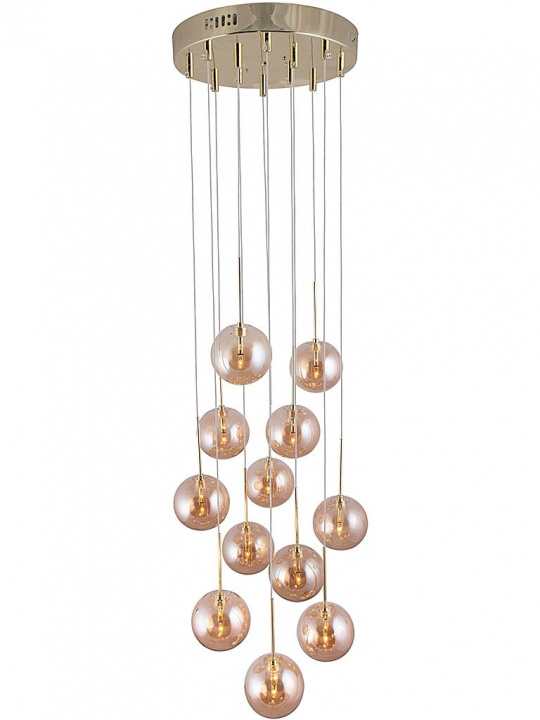 Globen Lighting Taklampa Skyfall 655154 Amber/Mässing Globen Lighting in de groep HOME ELECTRONICS / Verlichting / Plafondverlichting bij TP E-commerce Nordic AB (D44297)