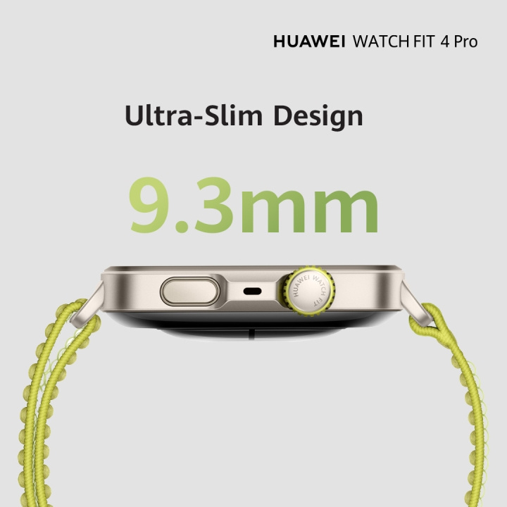 Huawei Smartwatch Watch Fit 4 Pro - Green Huawei in de groep SPORT, VRIJE TIJD & HOBBY / Smartwatch & Activiteitsmeters / Smartwatches bij TP E-commerce Nordic AB (D44325)