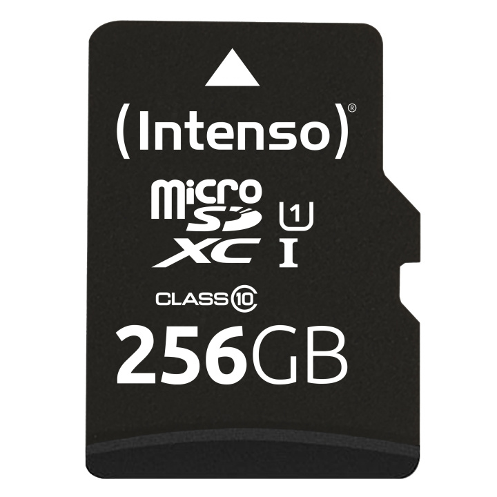 Intenso microSD 256GB UHS-I Intenso in de groep HOME ELECTRONICS / Opslagmedia / Geheugenkaarten / MicroSD/HC/XC bij TP E-commerce Nordic AB (D44337)