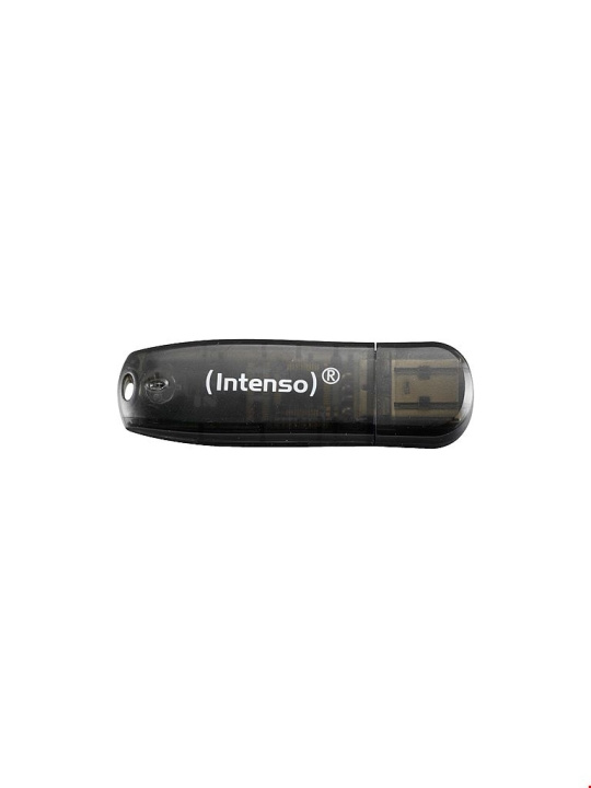 Intenso Rainbow Line 16GB Black Intenso in de groep HOME ELECTRONICS / Opslagmedia / USB-geheugen bij TP E-commerce Nordic AB (D44339)