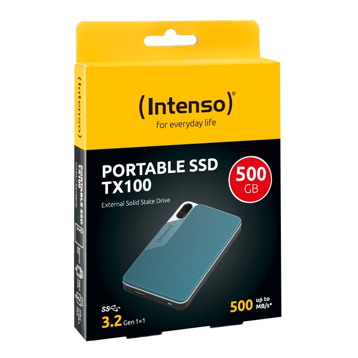 Intenso External SSD 500GB Intenso in de groep COMPUTERS & RANDAPPARATUUR / Computeronderdelen / Harde schijven bij TP E-commerce Nordic AB (D44347)