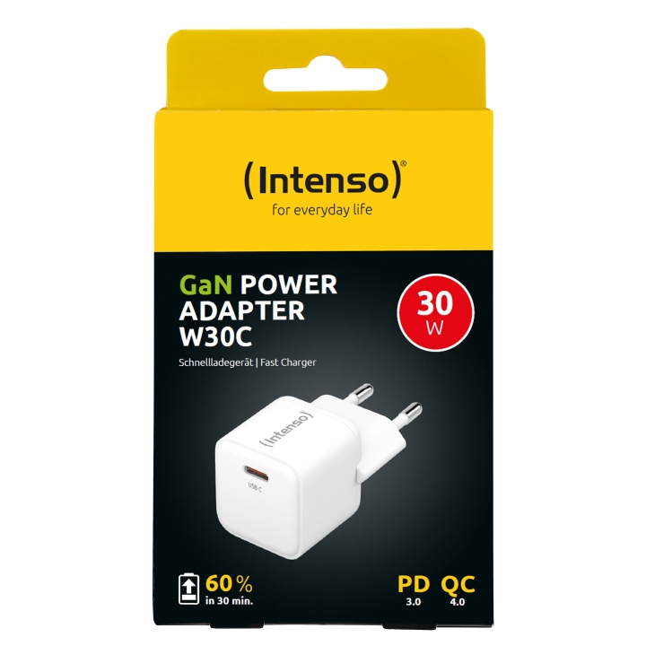 Intenso Laddare 30W mobilladdare USB-C Intenso in de groep SMARTPHONE & TABLETS / Opladers & Kabels / Wandoplader / Wandoplader Type C bij TP E-commerce Nordic AB (D44352)