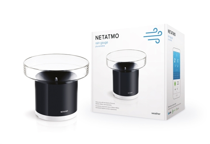 Netatmo RAIN GAUGE WEATHER STA in de groep HUISHOUDEN & TUIN / Ventilatoren & Klimaatproducten / Thermometers en weerstations bij TP E-commerce Nordic AB (D44399)