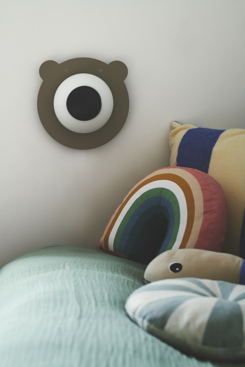 Nordlux Vägglampa Bruna Bear brun Nordlux in de groep HOME ELECTRONICS / Verlichting / Wandlampen bij TP E-commerce Nordic AB (D44404)