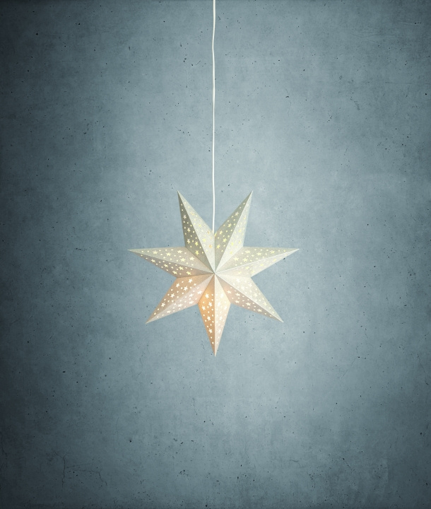 Markslöjd Julstjärna Solvalla 704416 45cm silver Markslöjd in de groep HOME ELECTRONICS / Verlichting / Plafondverlichting bij TP E-commerce Nordic AB (D44452)