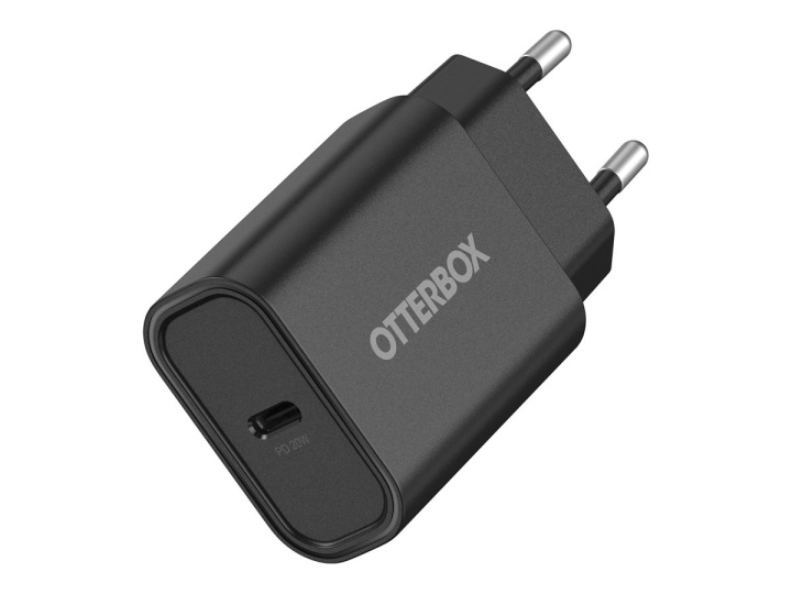 Otterbox Standard EU Wall Charger 20W Black in de groep SMARTPHONE & TABLETS / Opladers & Kabels / Wandoplader / Wandoplader Type C bij TP E-commerce Nordic AB (D44512)