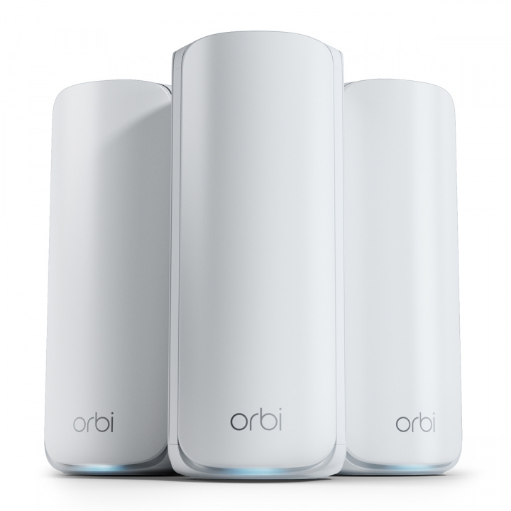 Netgear Orbi 770 Series Tri-Band WiFi 7 Mesh 3-Pack Netgear in de groep COMPUTERS & RANDAPPARATUUR / Netwerk / Mesh netwerk bij TP E-commerce Nordic AB (D44526)