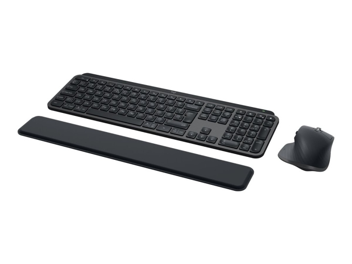 Logitech MX Keys S Combo - Graphite - U in de groep COMPUTERS & RANDAPPARATUUR / Muizen en toetsenborden / Toetsenborden bij TP E-commerce Nordic AB (D44527)