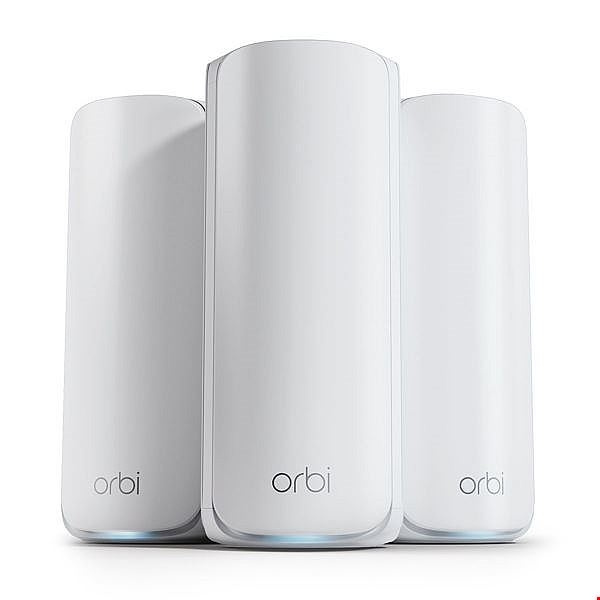 Netgear Orbi 870 Series Tri-Band WiFi 7 Mesh 3-Pack Netgear in de groep COMPUTERS & RANDAPPARATUUR / Netwerk / Mesh netwerk bij TP E-commerce Nordic AB (D44552)