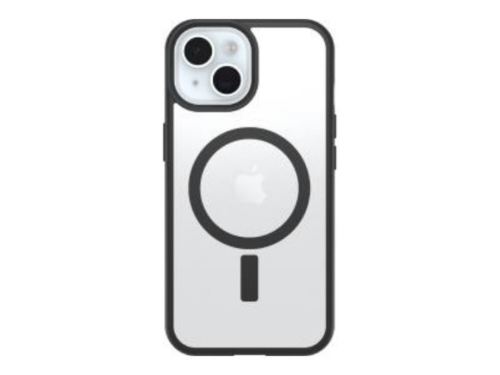 Otterbox React Magsafe Iphone 16e/15/14/13 Black Crystal - Clear/Black in de groep SMARTPHONE & TABLETS / Mobielbescherming / Apple / iPhone 16 bij TP E-commerce Nordic AB (D44607)