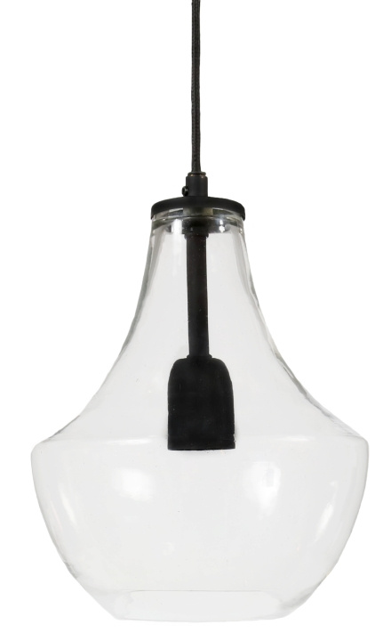 PR Home Taklampa Hamilton Clear/black 21cm PR Home in de groep HOME ELECTRONICS / Verlichting / Plafondverlichting bij TP E-commerce Nordic AB (D44717)