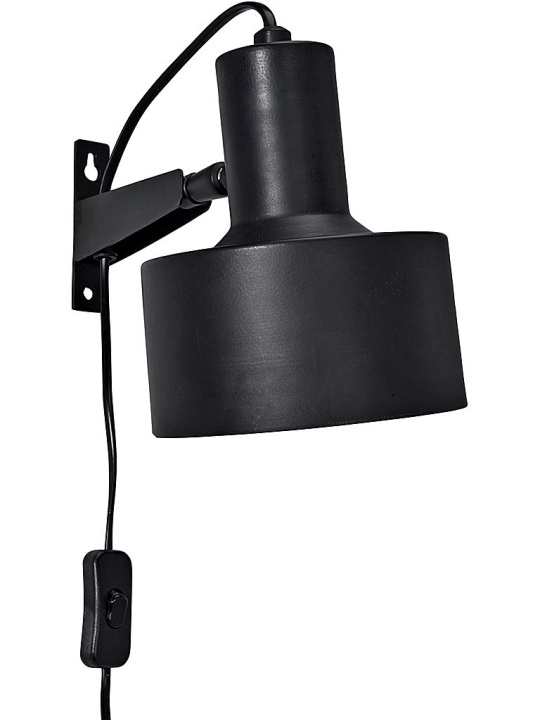 PR Home Vägglampa Solo Matt svart 23cm PR Home in de groep HOME ELECTRONICS / Verlichting / Wandlampen bij TP E-commerce Nordic AB (D44726)