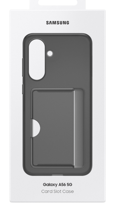 Samsung Galaxy A56 Card Slot Case - Black in de groep SMARTPHONE & TABLETS / Mobielbescherming / Samsung bij TP E-commerce Nordic AB (D44762)