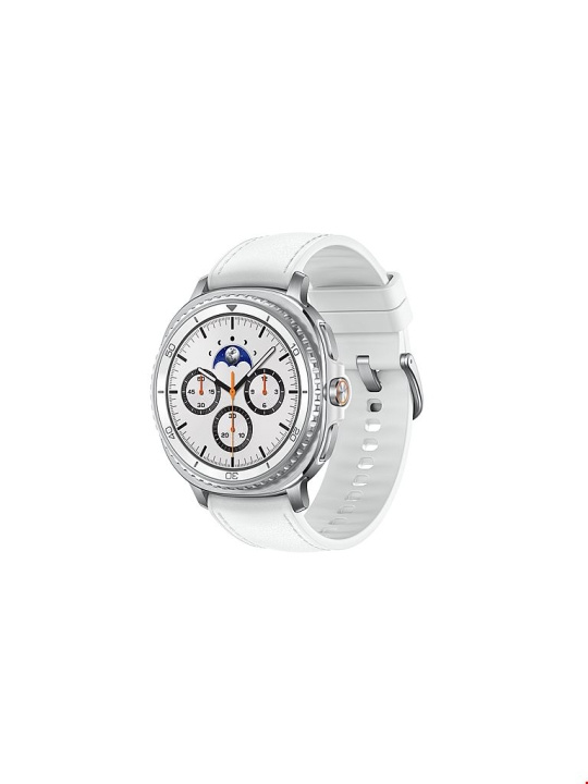 Samsung Galaxy Watch8 Classic eSim - White in de groep SPORT, VRIJE TIJD & HOBBY / Smartwatch & Activiteitsmeters / Smartwatches bij TP E-commerce Nordic AB (D44795)