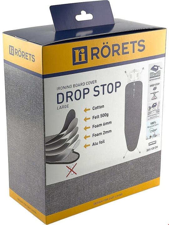 Rörets Tillbehör strykjärn Drop Stop Large 40x120 cm Rörets in de groep HUISHOUDEN & TUIN / Kledingverzorging / Strijkijzers bij TP E-commerce Nordic AB (D44839)