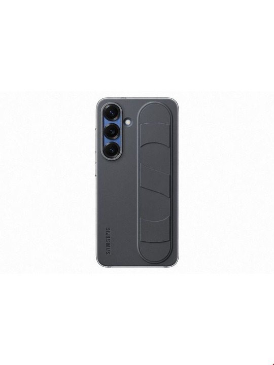 Samsung Galaxy S25 Standing Grip Case - Black in de groep SMARTPHONE & TABLETS / Mobielbescherming / Samsung bij TP E-commerce Nordic AB (D44863)
