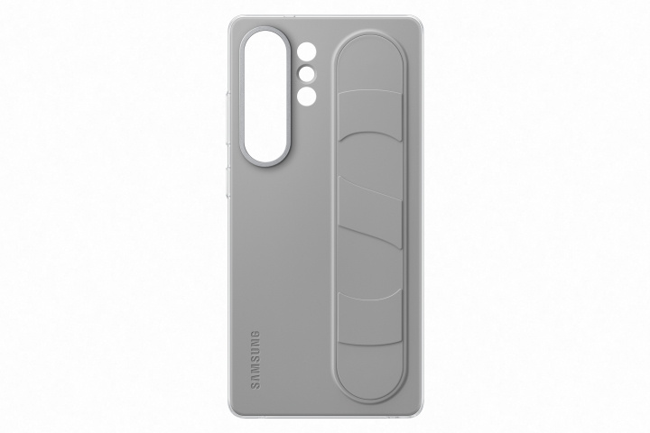 Samsung Galaxy S25 Ultra Standing Grip Case - Gray in de groep SMARTPHONE & TABLETS / Mobielbescherming / Samsung bij TP E-commerce Nordic AB (D44883)