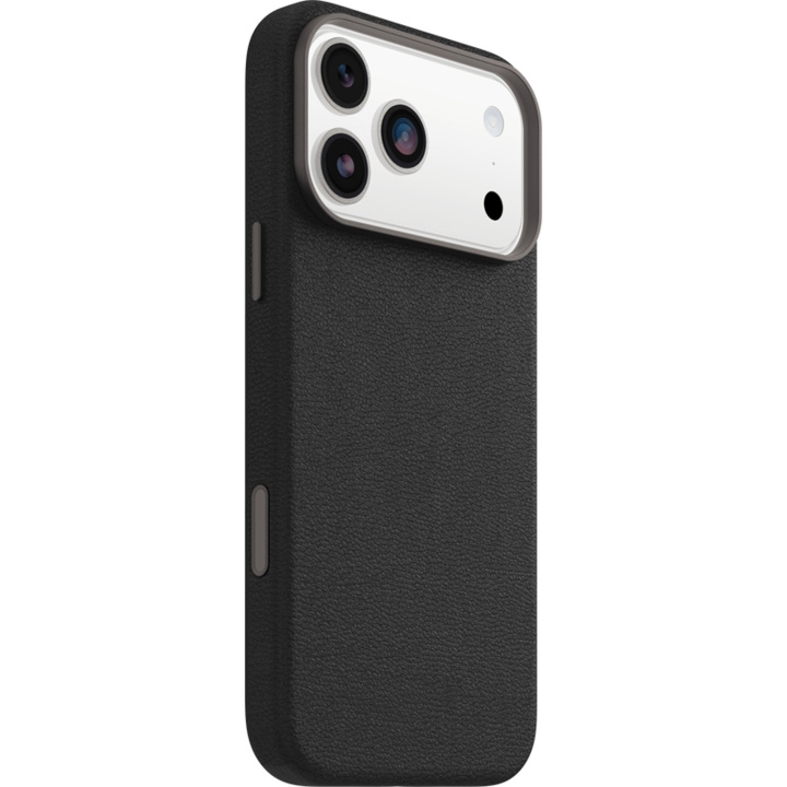 Otterbox Symmetry Cactus Leather Camera Control Iphone 17 Pro Max - Black in de groep SMARTPHONE & TABLETS / Mobielbescherming / Apple / iPhone 17 bij TP E-commerce Nordic AB (D44944)
