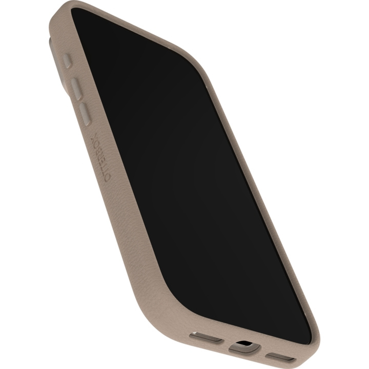 Otterbox Symmetry Cactus Leather Camera Control Iphone 17 Pro - Grey in de groep SMARTPHONE & TABLETS / Mobielbescherming / Apple / iPhone 17 bij TP E-commerce Nordic AB (D44956)