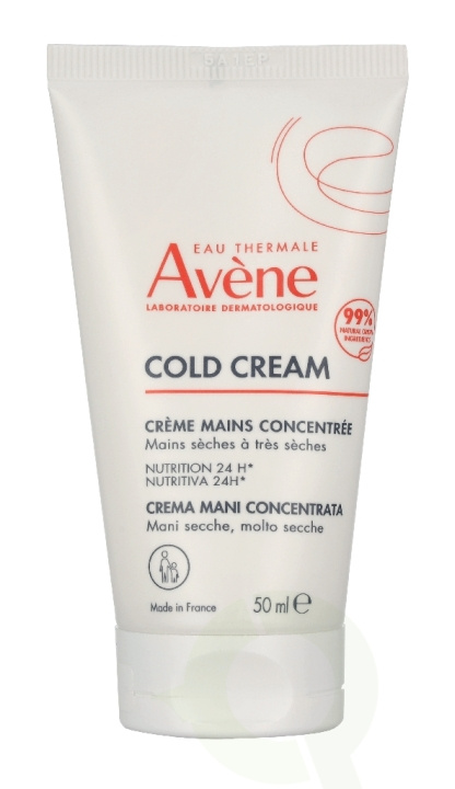 Avene Cold Cream Concentrated Hand Cream 50 ml Dry To Very Dry Hands in de groep BEAUTY & HEALTH / Manicure/pedicure / Handcrèmes bij TP E-commerce Nordic AB (D45023)