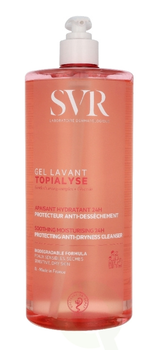 Svr Laboratories SVR Topialyse Cleansing Gel 1000 ml in de groep BEAUTY & HEALTH / Huidsverzorging / Gezicht / Schoonmaak bij TP E-commerce Nordic AB (D45036)