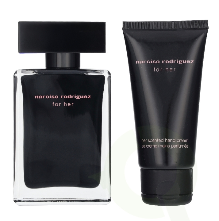 Narciso Rodriguez For Her Set 100 ml Edt Spray 50ml/Hand Cream 50ml in de groep BEAUTY & HEALTH / Geuren & Parfum / Parfum / Parfum voor haar bij TP E-commerce Nordic AB (D45063)