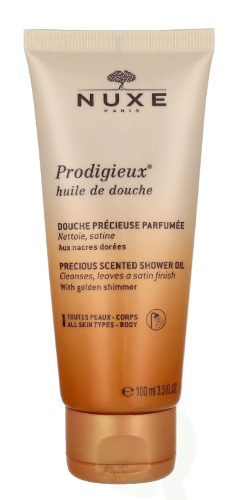 Nuxe Prodigieux Precious Scented Shower Oil 100 ml in de groep BEAUTY & HEALTH / Huidsverzorging / Lichaamsverzorging / Bad- en douchegels bij TP E-commerce Nordic AB (D45083)