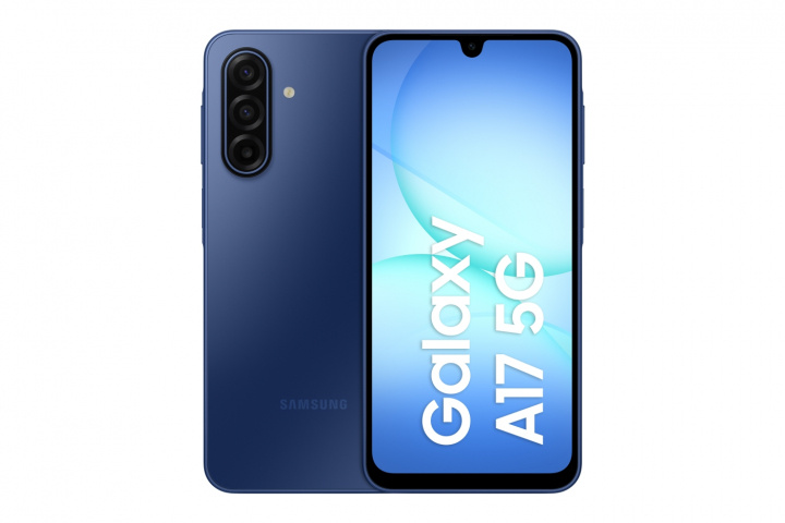 Samsung Galaxy A17 5G 128 GB - Blue Samsung in de groep SMARTPHONE & TABLETS / Mobiele telefoons & smartphones bij TP E-commerce Nordic AB (D45162)