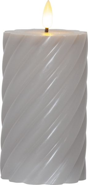 Star Trading Blockljus Flamme Swirl 064-26 grå Star Trading in de groep HOME ELECTRONICS / Verlichting / Andere verlichting bij TP E-commerce Nordic AB (D45261)