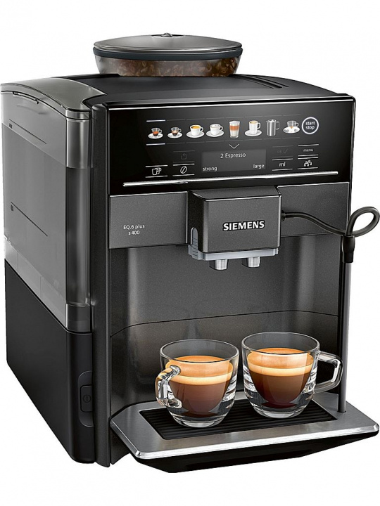 Siemens Espressomaskin helautomatisk EQ.6 plus TE654319RW Siemens in de groep HUISHOUDEN & TUIN / Huishoudelijke apparaten / Koffiezetapparaten en accessoires / Espressomachines bij TP E-commerce Nordic AB (D45264)