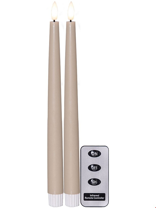 Star Trading LED-Antikljus 2p. FlammeSlim beige Star Trading in de groep HOME ELECTRONICS / Verlichting / Andere verlichting bij TP E-commerce Nordic AB (D45290)