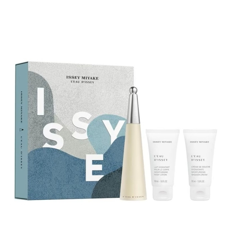 Issey Miyake Giftset Issey Miyake LEau DIssey Edt 50ml + Body Lotion 50ml + Shower Gel 50ml in de groep BEAUTY & HEALTH / Huidsverzorging / Lichaamsverzorging / Body lotion bij TP E-commerce Nordic AB (D45405)